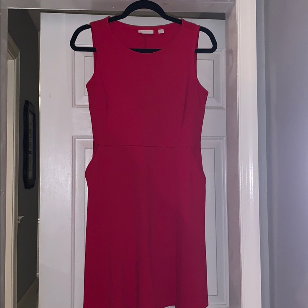Bright Pink Dress with Pockets